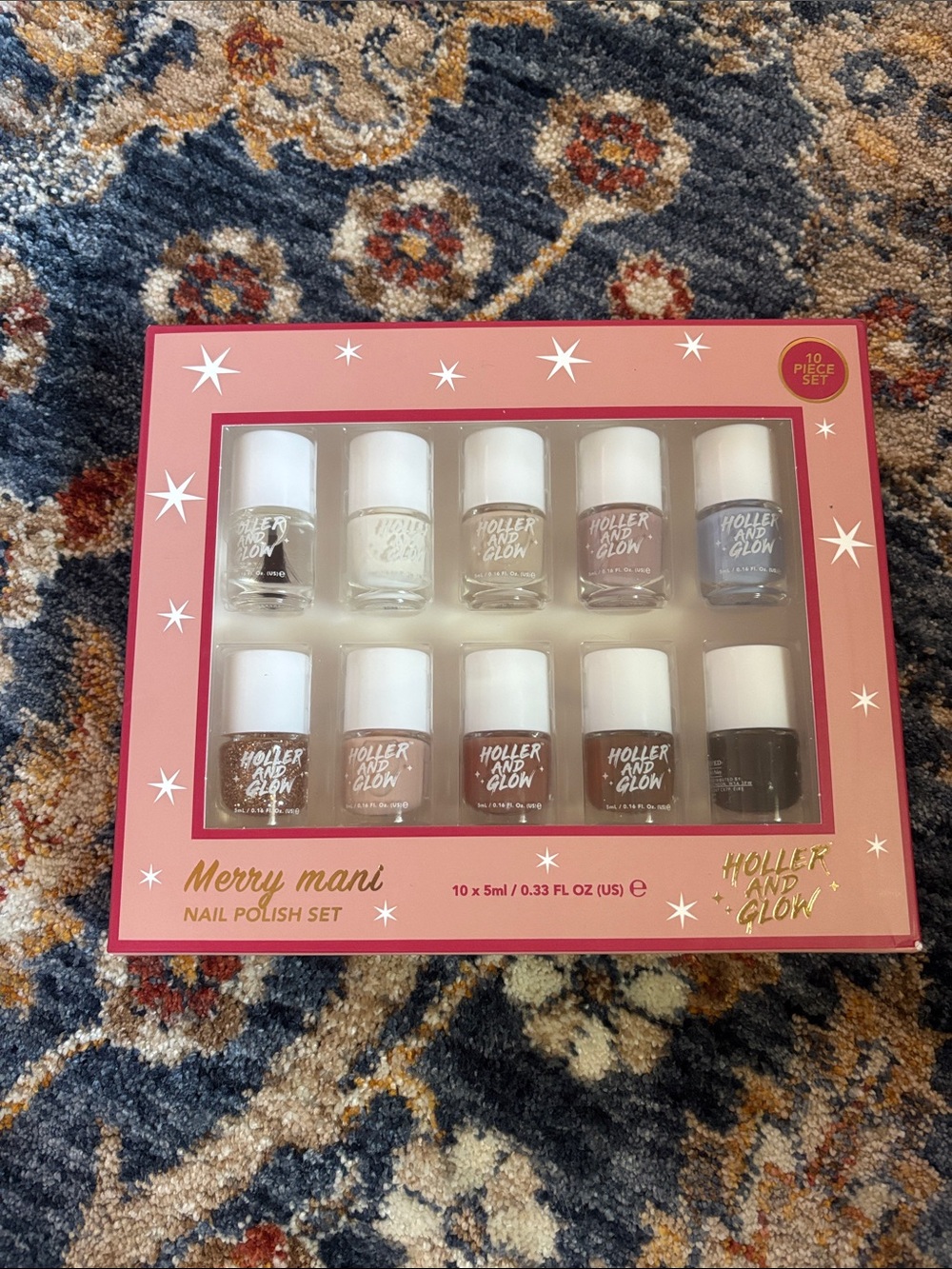 Merry Mani Nail Polish Set - Neutral & White Shades